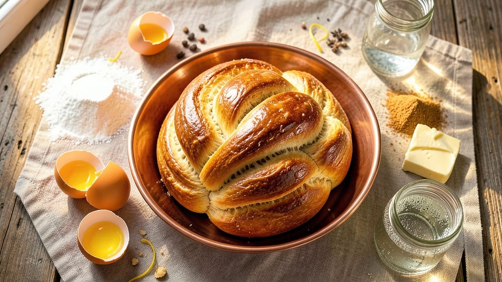 Authentic Jewish Challah Bread Recipe: Braided Beauty With Egg Wash Shine