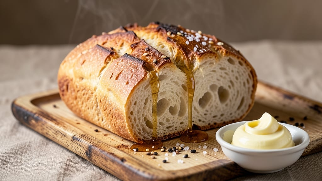 Airy Homemade Bread Recipe: Light-as-A-Feather Loaf in 24 Hours