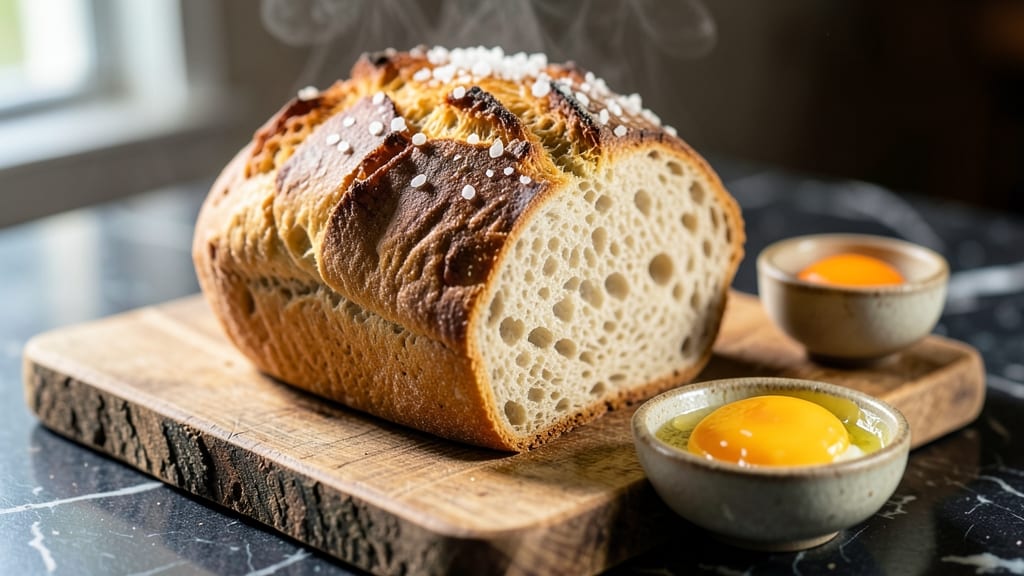 Authentic San Francisco Sourdough Bread Recipe: Crusty Tang With Open Crumb Inside