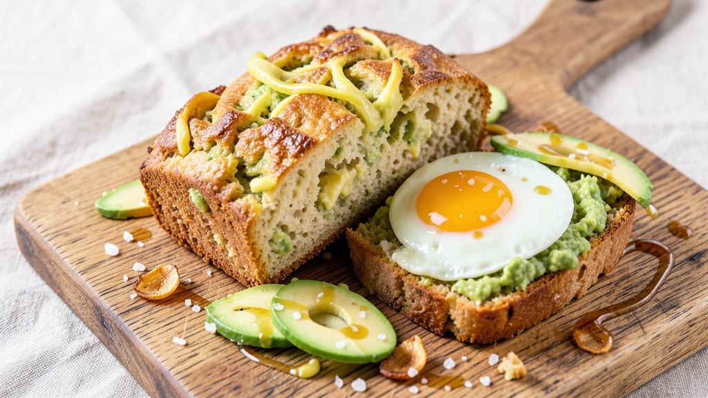 Avocado and Egg Bread Recipe: Crispy Crust with Fluffy Eggy Centers