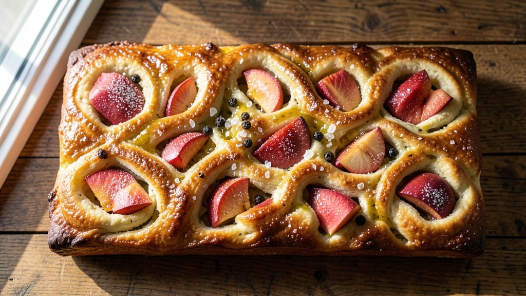 Apple Fritter Focaccia Bread Recipe: Caramelized Apple Bites in Crusty Bites