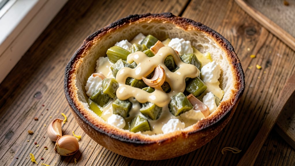Artichoke Dip in Bread Bowl Recipe: Edible Comfort That Feeds a Crowd