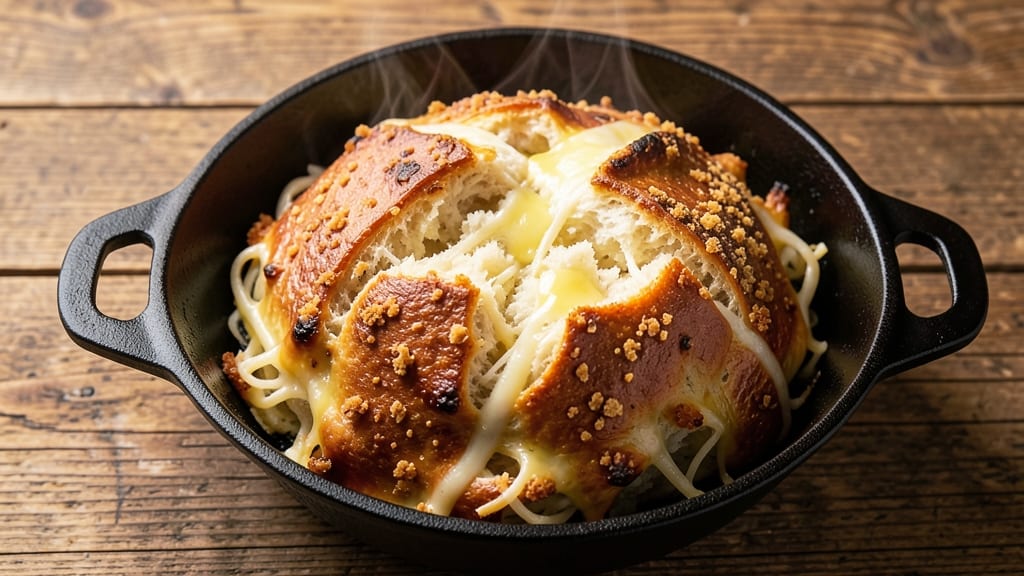 Asiago Bread Recipe Dutch Oven: Crispy Crust and Gooey Cheese Pull-Apart Magic