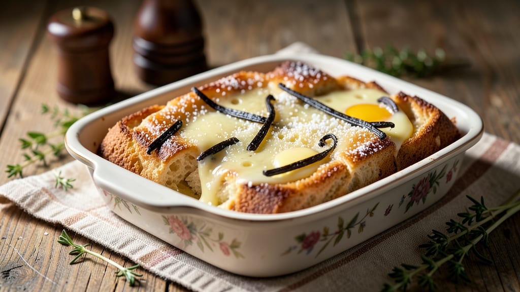 B Sweet Bread Pudding Recipe: Buttery Vanilla Layers with Warm Cinnamon Swirls