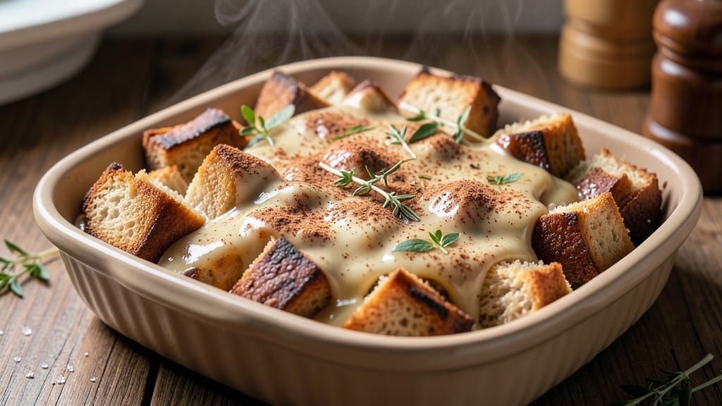 Airfryer Bread Pudding Recipe: Crispy Top, Silky Custard Core