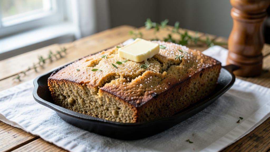 Aunt Jemima White Cornmeal Cornbread Recipe: Crispy Crust, Foil-Sealed Juicy Heart