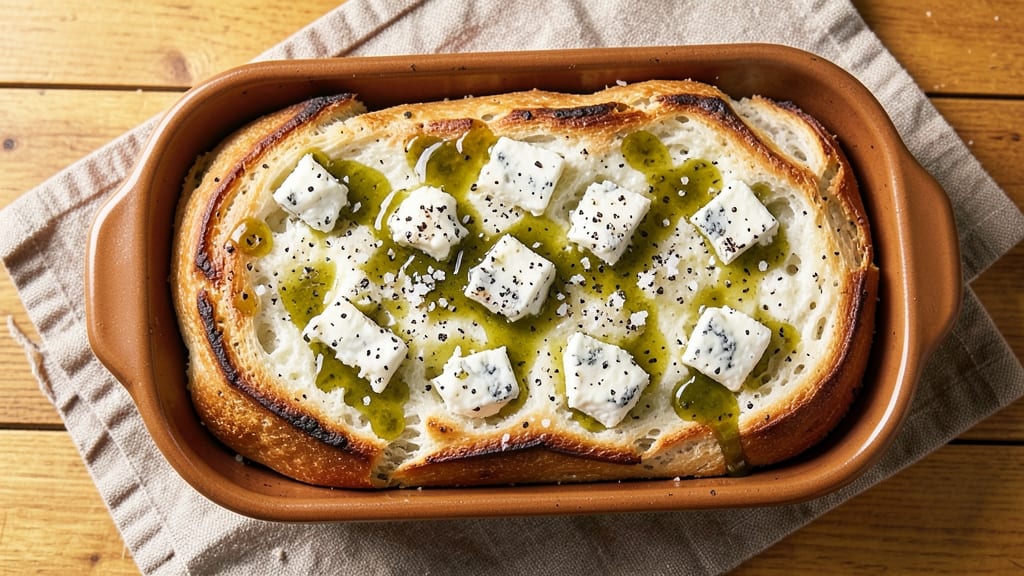 Aubree's Feta Bread Recipe: Crispy Crust With Melty Cheese Pulls