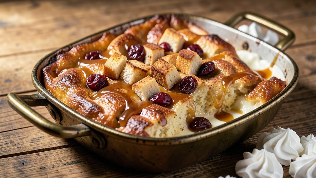 Antique Bar and Bakery Bread Pudding Recipe: Bourbon-Infused Crunch and Creamy Layers