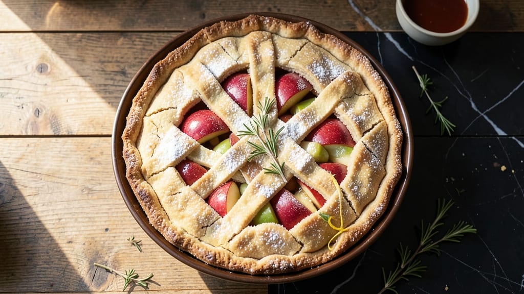 Apple Pie Recipe With Shortbread Crust: Buttery Layers and Spiced Filling Harmony