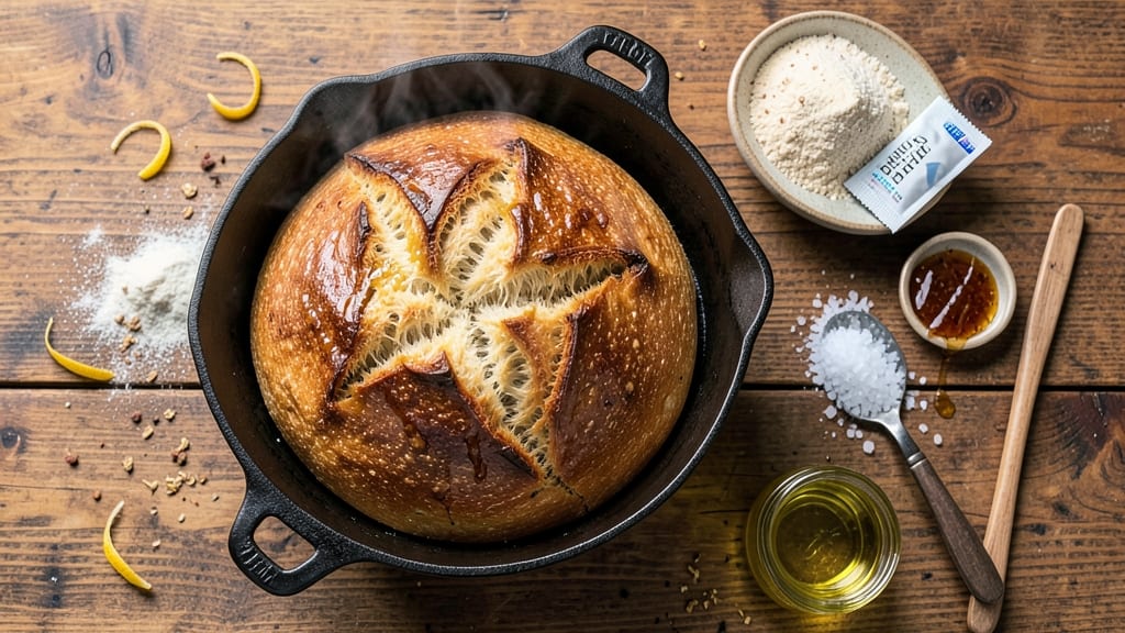 Artisan Bread Recipe Dutch Oven Overnight: Crusty Crust and Tangy Depth in 24 Hours