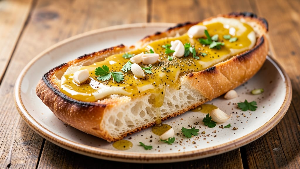 Authentic Garlic Bread Recipe: Crispy Za'atar Crunch With Foil-Sealed Cheese Pull
