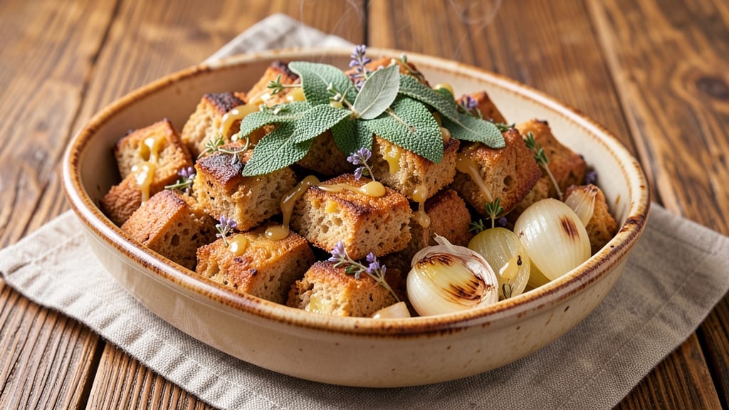 Artisan Bread Stuffing Recipe: Crispy Crust, Juicy Centers Locked in Foil