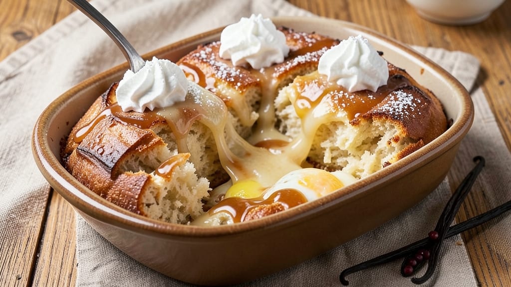 B Smith's Bread Pudding Recipe: Vanilla-Infused Crispy Top and Creamy Centers