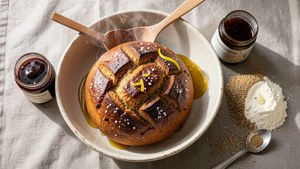 Artisan Brown Bread Recipe: Rustic Crust With Molasses-Kissed Sweetness