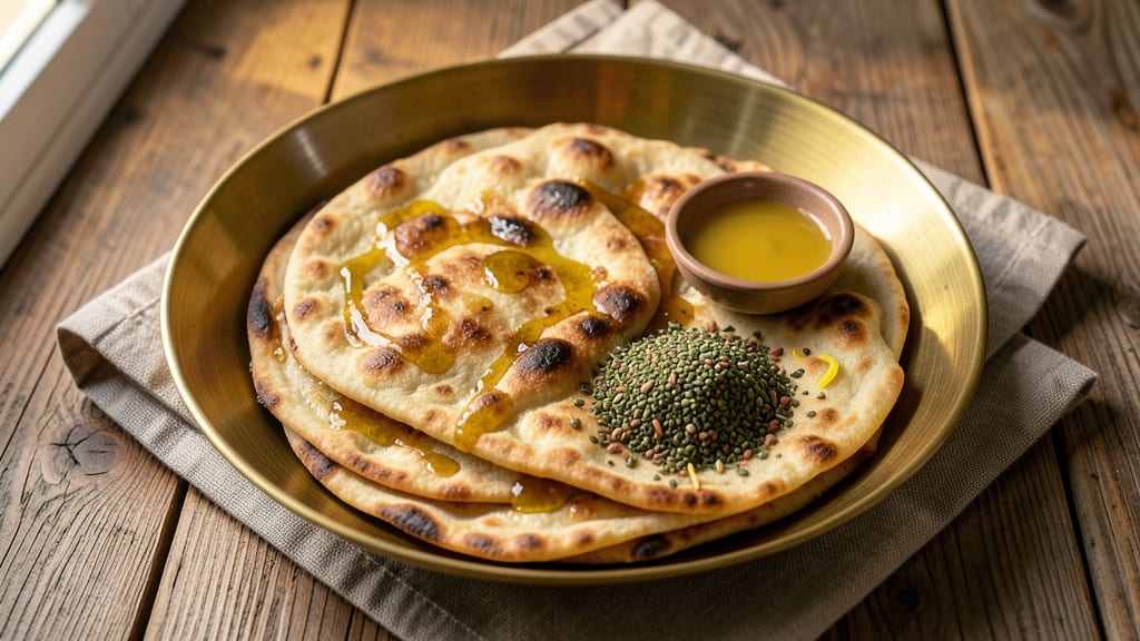 American Indian Flat Bread Recipe: Zaatar-Spiced Crispness With Foil-Sealed Warmth