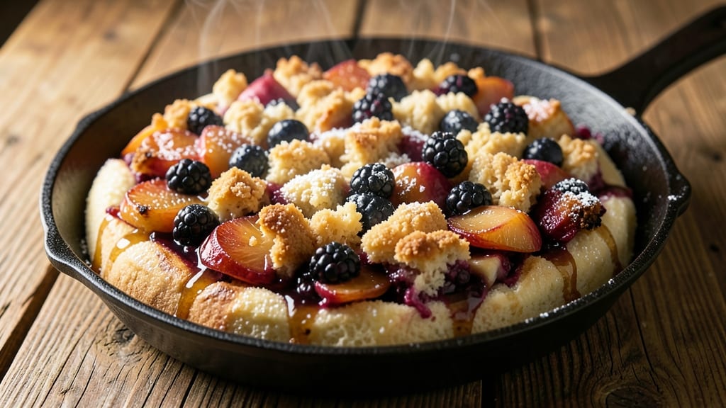 Apple Barn Blackberry Cobbler Bread Recipe: Triple-Fruit Crisp With Buttery Streusel Top