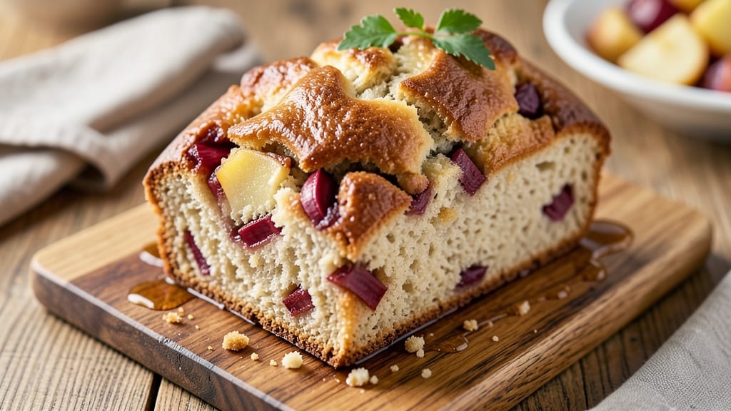 Apple Rhubarb Bread Recipe: Foolproof Swirl Loaf With No-Knead Ease