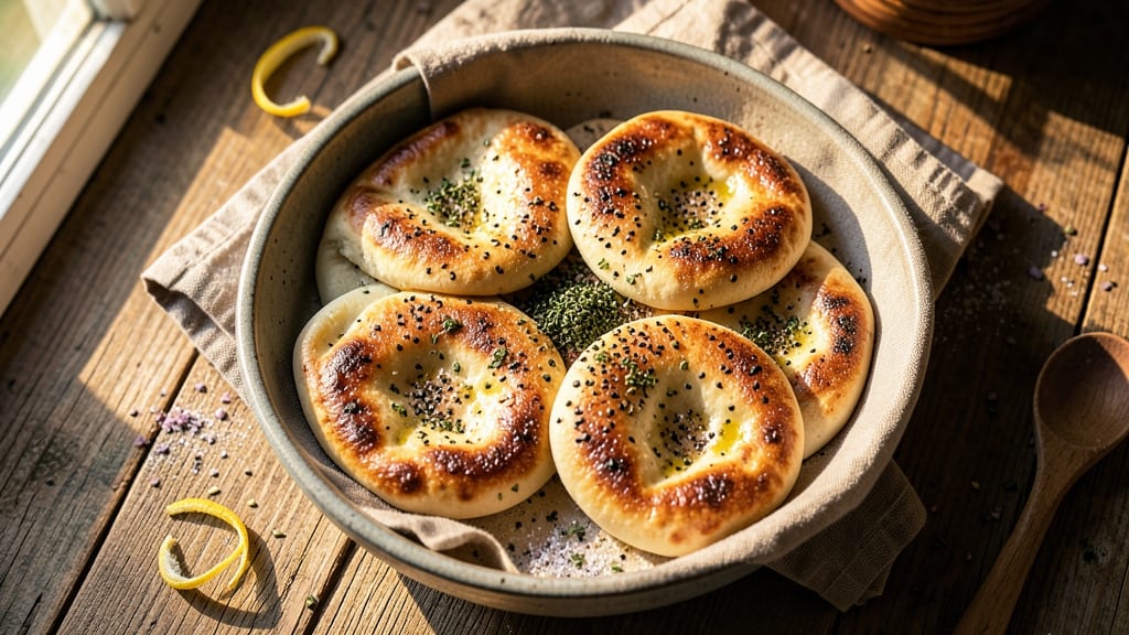 Arabic Bread Recipe Without Yeast: Crispy Za'atar Crunch With Foil-Sealed Softness