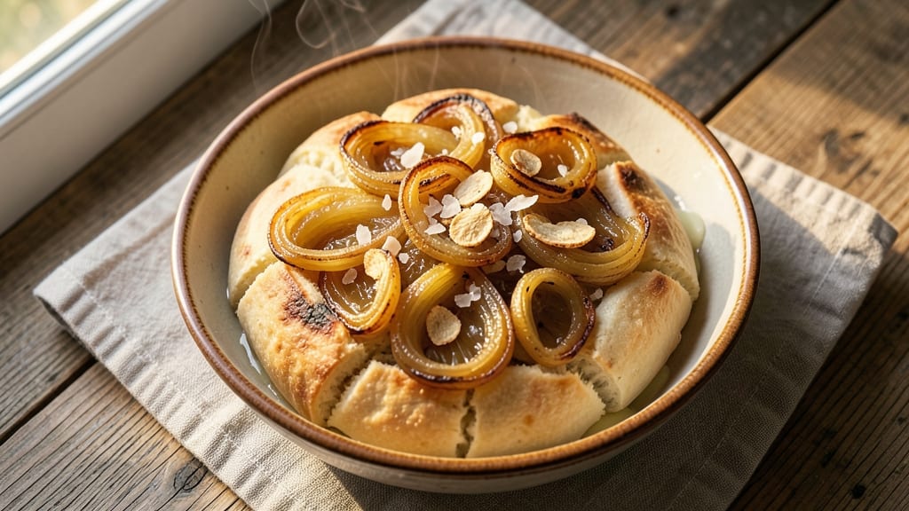 Artisan Onion Bread Recipe: Crusty-Layered Loaf with Caramelized Sweetness