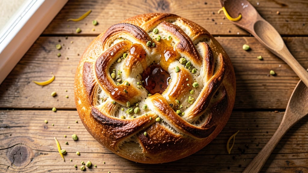 Armenian Gata Bread Recipe: Flaky Layers and Honey-Sweetened Crunch