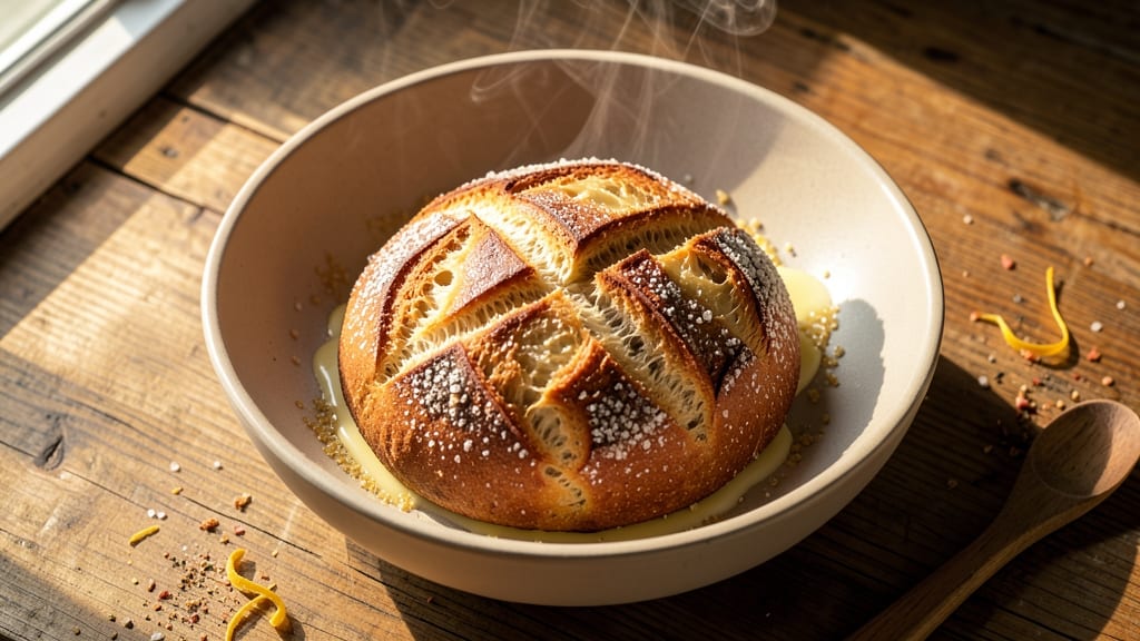 ABC Cooking Studio Bread Recipe: No-Knead Artisan Loaf With Foil-Sealed Rise