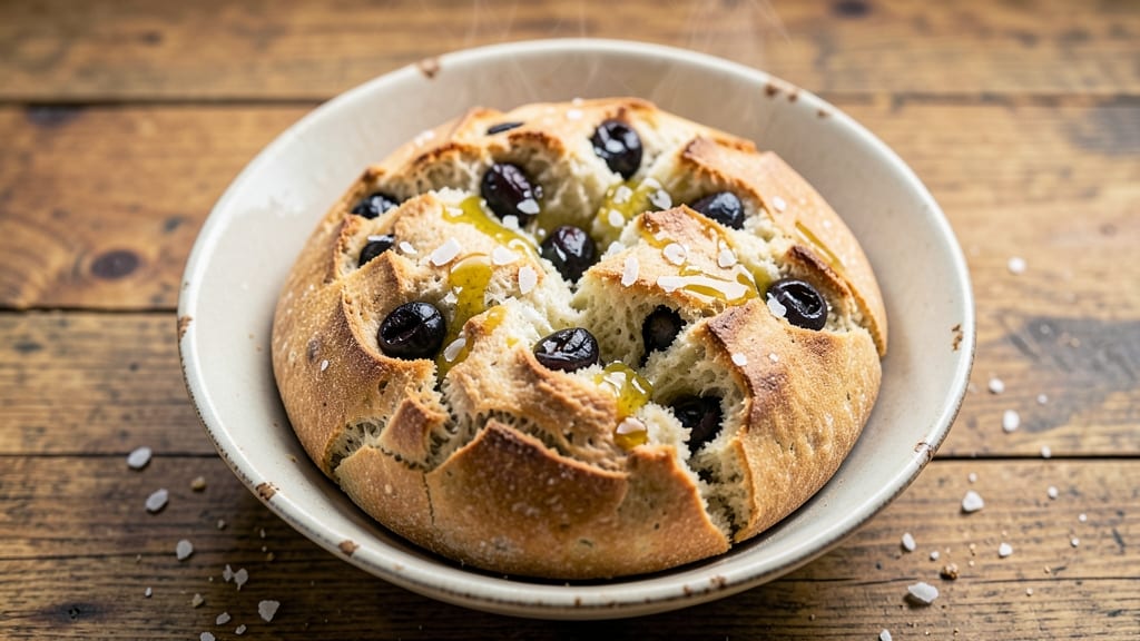Artisan Olive Bread Recipe: Crusty, Olive-Studded Loaf With Mediterranean Flavor