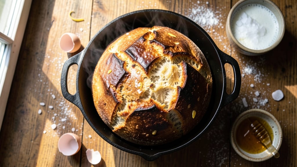 Active Dry Yeast Dutch Oven Bread Recipe: Pillowy Crust With Foil-Sealed Rise