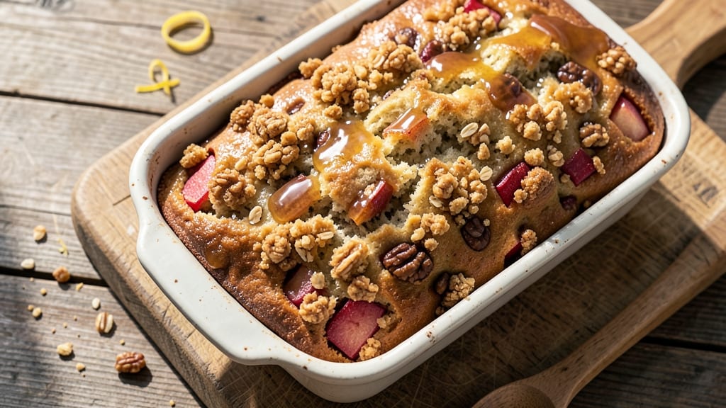 Apple Bread Recipe With Crumble Topping: Spiced Fruit Swirls and Buttery Crunch Top
