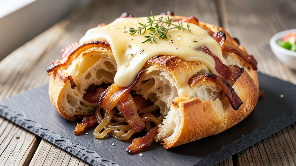 Bacon and Cheese Pull Apart Bread Recipe: Crispy Crust, Gooey Pulls Every Bite