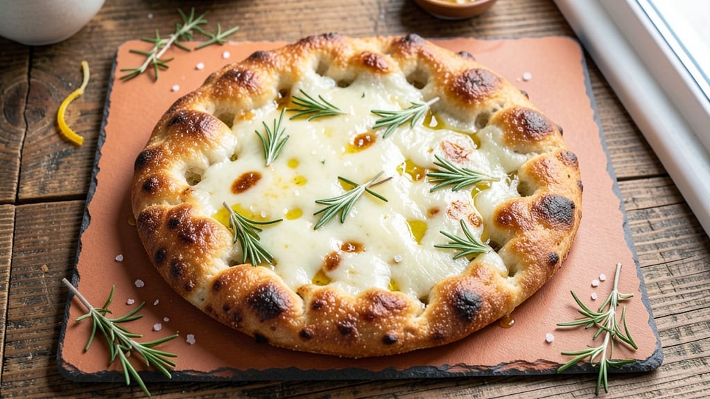 Asiago Cheese Focaccia Bread Recipe: Golden Crust With Melty Cheese Pockets