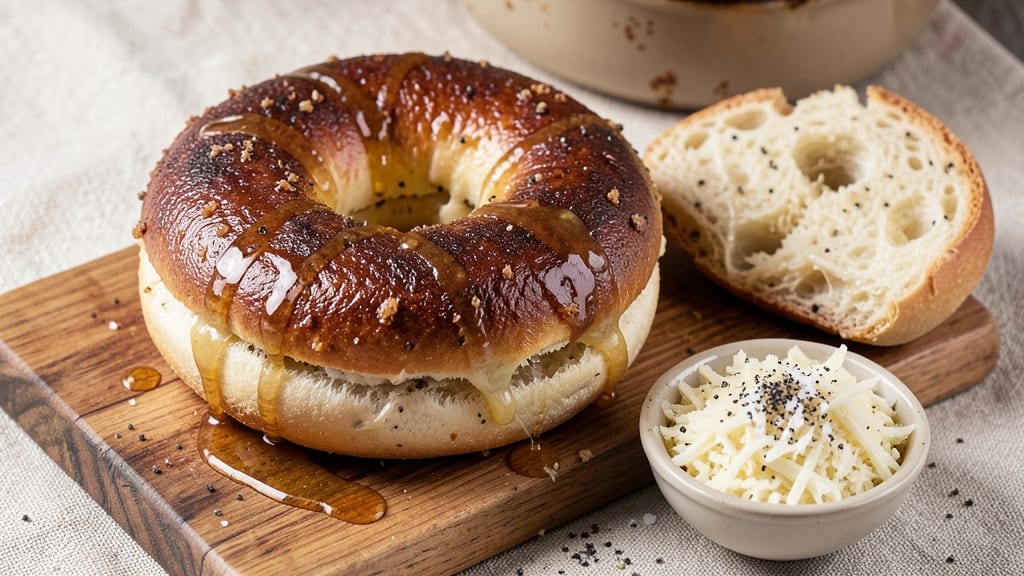 Asiago Bagel Bread Machine Recipe: Fluffy Pull-Apart Loaves With Tangy Cheese Swirls