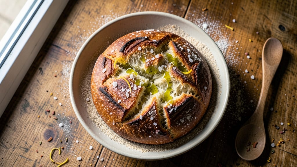 Ancient No-Yeast Bread Recipe: Crispy Crust and Pillowy Centers Without Rising