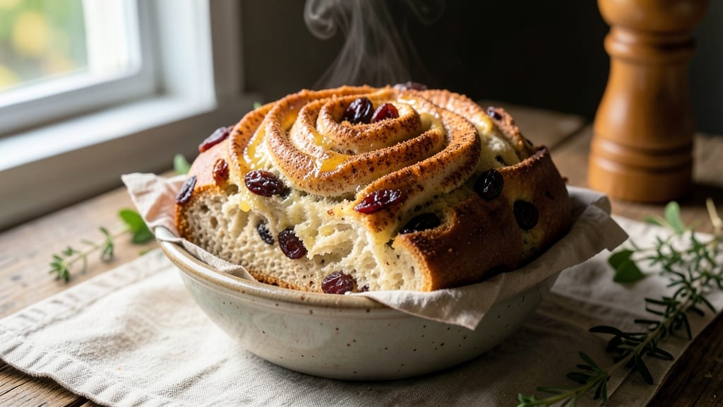 Artisan Cinnamon Raisin Bread Recipe: Swirls of Warm Spice and Buttery Crust