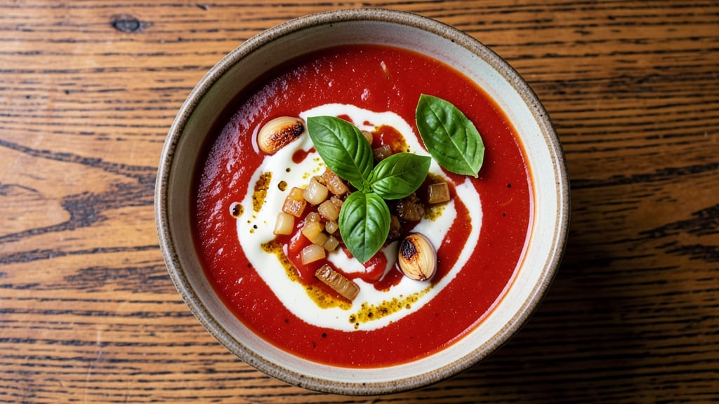 Atlanta Bread Company Tomato Soup Recipe: Smoky Basil Swirls and Creamy Velvety Depth