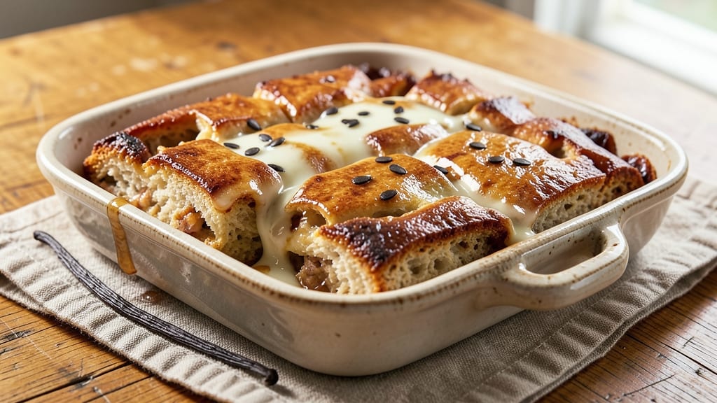 Artisan Bread Pudding Recipe: Crispy Top, Creamy Swirls, Vanilla-Infused Magic