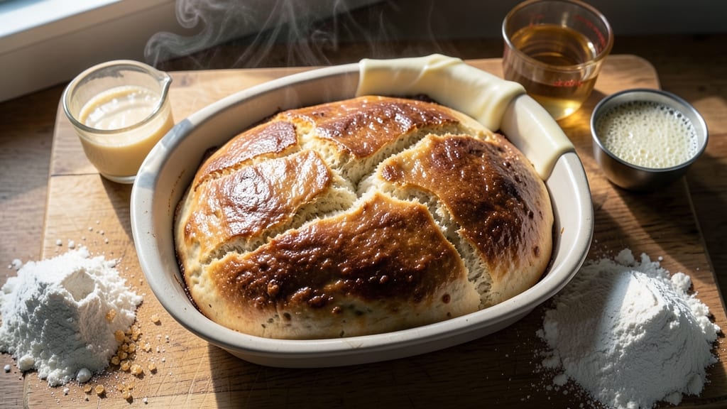 Amish Bread Recipe for Beginners: Foolproof Loaf With No-Knead Magic
