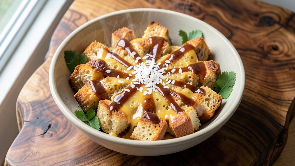Ayesha Curry Bread Pudding Recipe: Spiced Cardamom Crunch With Golden Caramelized Top