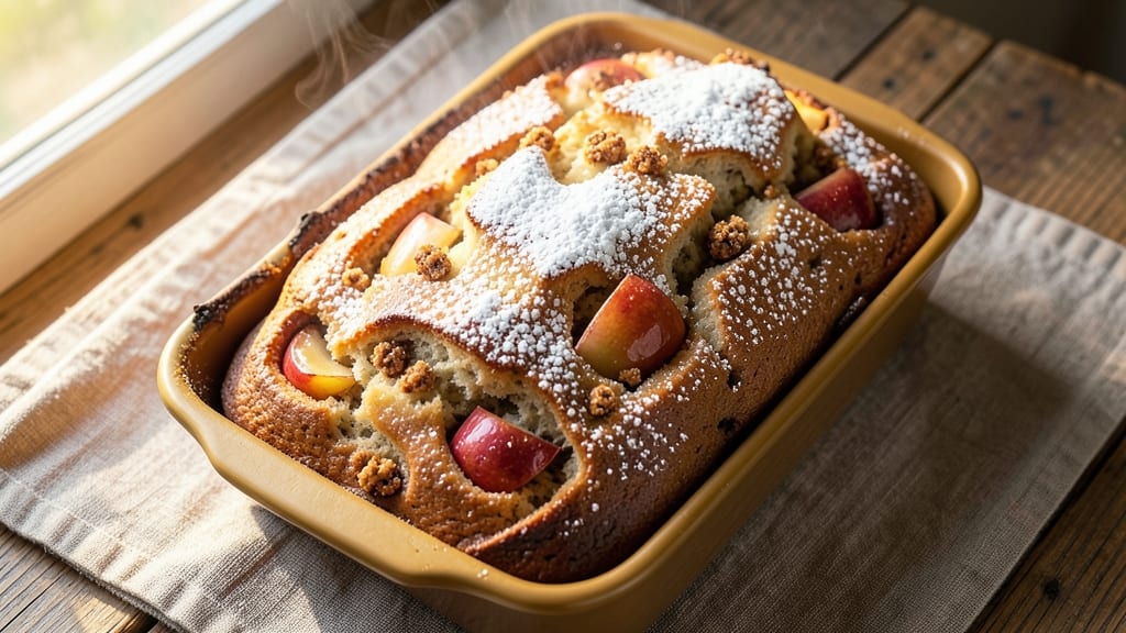 Apple Fritter Loaf Bread Recipe: Cinnamon-Infused Swirls and Crispy Top