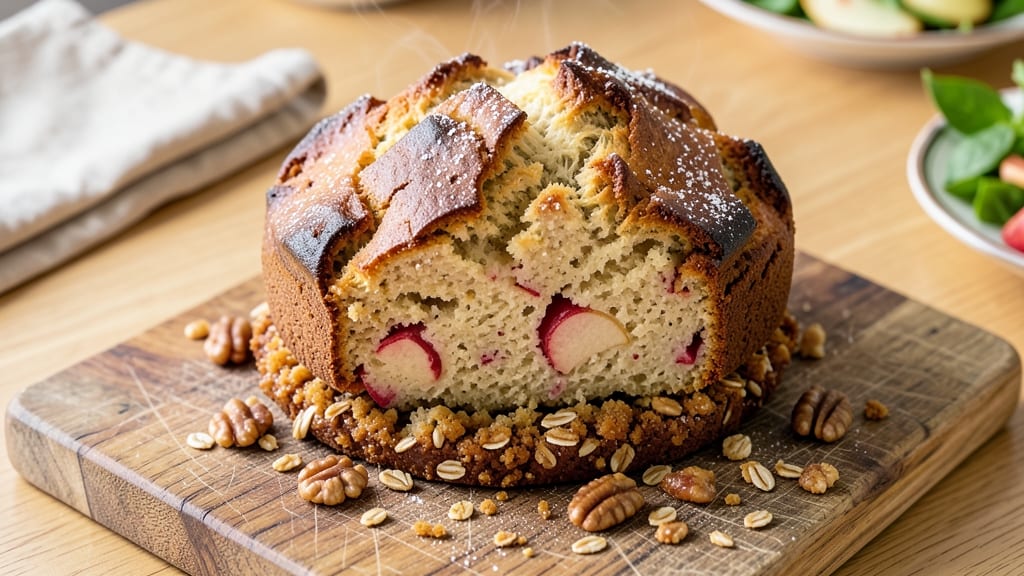 Apple Crunch Bread Recipe: Buttery Streusel Topping With Foil-Sealed Moistness