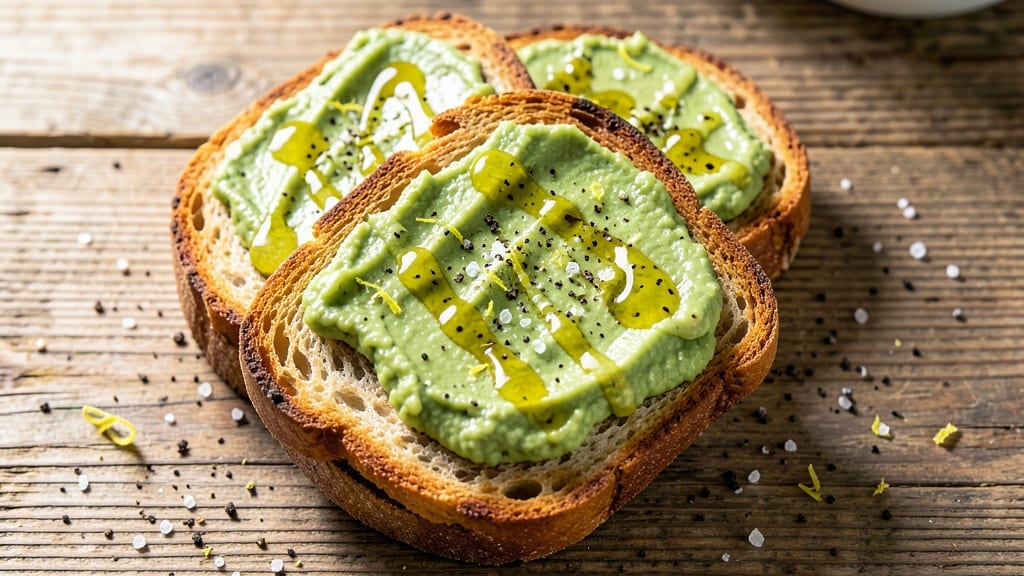 Avocado Bread Toast Recipe: Avocado Cream Magic on Crunchy Toast