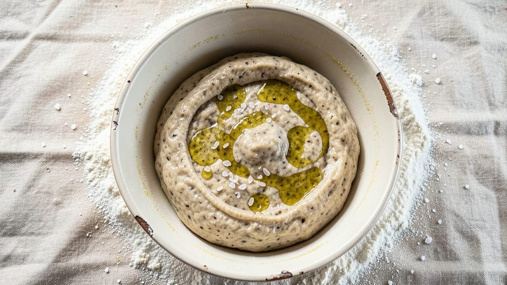 Authentic Italian Bread Dough Recipe: Foil-Sealed Sourdough Crust With Tangy Depth