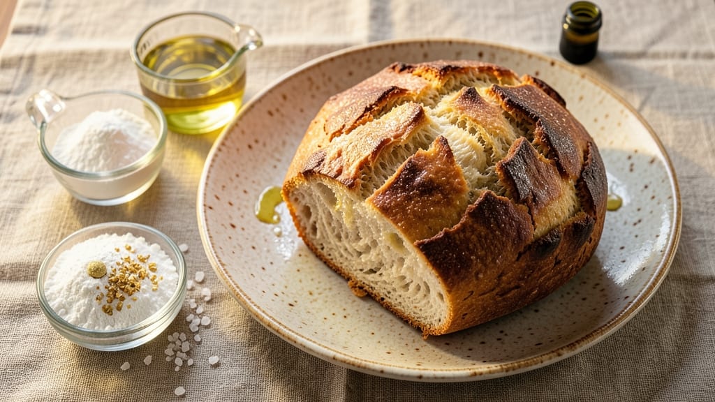 Air Fryer No-Knead Bread Recipe: Shatterproof Crust With Minimal Effort