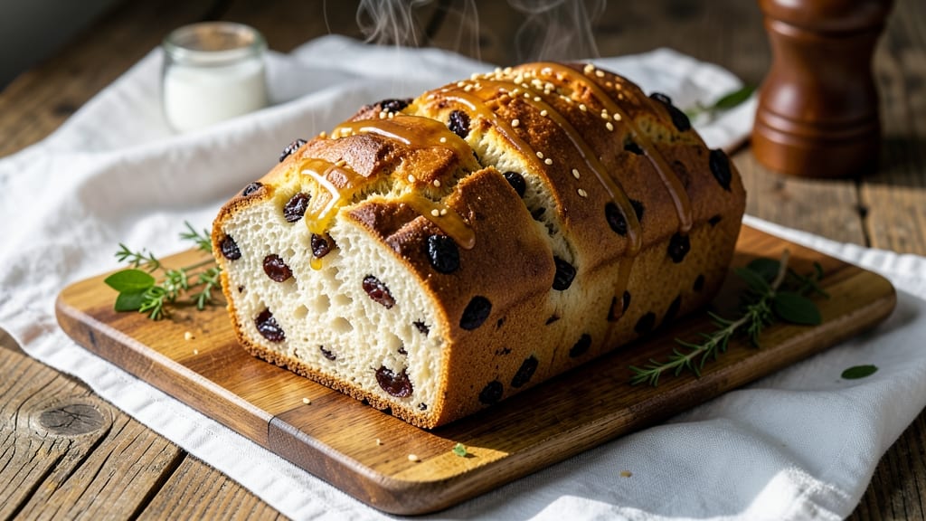 Asian Raisin Bread Recipe: Sweet-Savory Swirls with Crunchy Walnuts