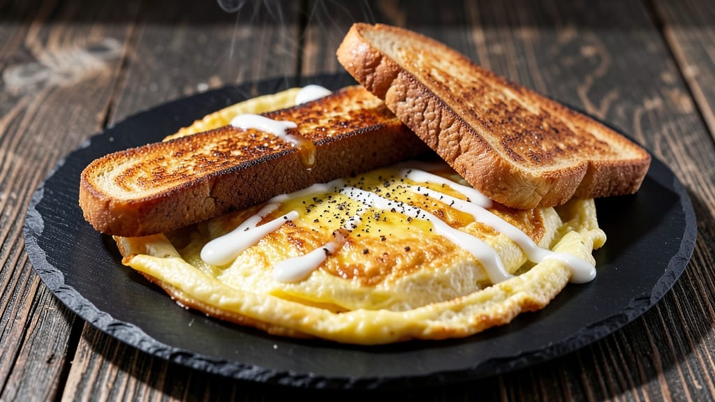 Alsa Mall Bread Omelette Recipe: Flaky Layers and Foil-Sealed Juiciness