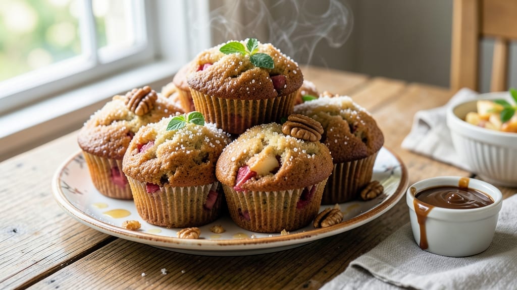 Apple Bread Muffins Recipe: Spiced Apple Chunks and Buttery Streusel Topping